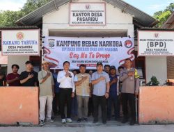 Perangi Narkoba hingga Desa, Kampung Tangguh Dibentuk di desa Pasaribu Doloksanggul