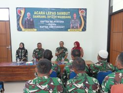 Berlangsung Khidmat, Koramil 0812/06 Ngimbang Gelar Acara Lepas Sambut Danramil
