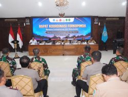 Amankan Malam Tahun Baru Suro, Dandim 0812/Lamongan Gelar Rapat Koordinasi Lintas Sektor