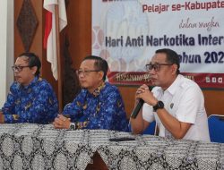 Bersinergi Dengan Bakesbangpol Sleman, BNNK Sleman Gelar Seminar dan Deklarasi Anti Narkoba Bersama Puluhan Pelajar