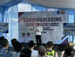 Peletakan Batu Pertama, Jalan Alternatif Sawangan Mulai Direkonstruksi