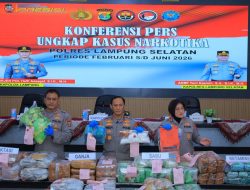Fantastis! Polda Lampung Sita 179,5 Kg Sabu dan Puluhan Ribu Ekstasi, 24 Tersangka Dibekuk