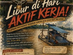 Kantor Desa Tutup, Kades di Jambi Diduga Terlibat Aktif Aktivitas Ratusan Tambang Emas Ilegal