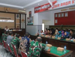 Jelang Pra TMMD ke-129, Dandim 0812/Lamongan Pimpin Rapat Koordinasi Lintas Sektor