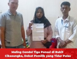 Maling Gondol Tiga Ponsel di Bukit Cikasungka, Dekat Pemilik yang Tidur Pulas