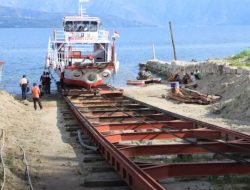 Bupati Samosir Launching Bengkel Kapal Merah Putih I, Benahi Armada Transportasi Kapal Jamin Keselamatan Penumpang.