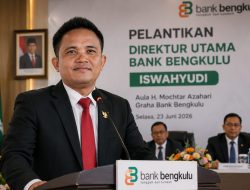Acep Nana Dukung Kepemimpinan Iswahyudi, Harap Bank Bengkulu Makin Profesional