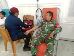 Donor darah Polres Lahat dalam rangka hari Bhayangkara ke-80 tahun 2026 wujud kepedulian sosial lintas instansi