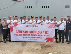 Jaga Jakarta+ Gerakan Indonesia Asri, Polisi dan Warga Neglasari Hijaukan Lingkungan