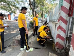 Polres Cianjur Bersihkan Coretan Vandalisme ACAB dan Gelar Aksi Bersih-Bersih Sambut Hari Bhayangkara ke-80