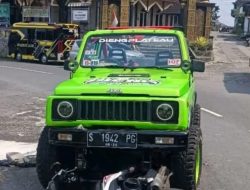 Diduga Ngebut di Tikungan Menjer, Jeep Wisata Tabrak Motor, Warga Desak Evaluasi Keselamatan