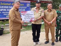 Pemkab Taput Kukuhkan KSB Saoloan di Adian Koting, Perkuat Kesiapsiagaan Bencana Berbasis Komunitas.