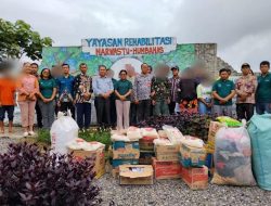 Dinas Sosial Humbahas melaksanakan kunjungan sosial ke Yayasan Rehabilitasi Narwastu di Desa Nagasaribu II, Kecamatan Lintongnihuta,