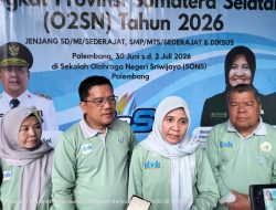 O2SN Sumsel 2026 Resmi Digelar, 350 Atlet Pelajar Siap Rebut Tiket ke Tingkat Nasional