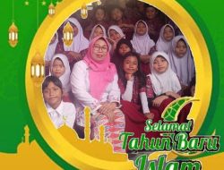 Ibu Rochani Hadiyati dan Siswa Kelas 1B SDN 06 Kalideres Ucapkan Selamat Tahun Baru Islam 1448 H
