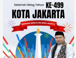 MatRobin, S.E. dan Jajaran GNPK DKI Jakarta Sampaikan Ucapan Selamat untuk Jakarta ke-499
