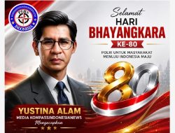 Yustina Alam dan Keluarga Besar Kompassindonesianews Ucapkan Selamat Hari Bhayangkara ke-80, Apresiasi Dedikasi Polri untuk Negeri