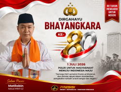 Momentum Bhayangkara ke-80, Ketua HMIH-GJ Tangerang Ajak Dukung Polri Menjaga Keamanan Bangsa