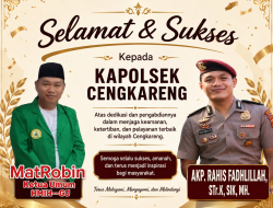 MatRobin, S.E. Sampaikan Ucapan Selamat kepada Kapolsek Cengkareng yang Baru, AKP Haris Fadhlillah
