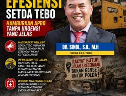 Ironis, Di Tengah Efesiensi, Sekda Tebo Hibahkan Genset Baru Senilai Rp548 Juta ke Polda Jambi