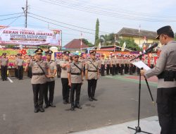 Kopr Raport Kenaikan Pangkat Periode 1Juli 2026 dan Sertijab Kapolsek Merapi Barat serta Kasi Provost Polres Lahat