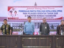 Buka Pembekalan PPKD, Bupati Humbahas Tegaskan Tidak Boleh Memihak Salah Satu Calon