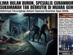 Lima Bulan Buron, Pelaku Curanmor Sukamanah Diringkus Polsek Sukatani dalam Operasi Brantas Jaya 2026