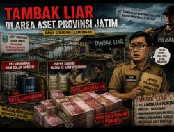 Diduga Beralih Fungsi, Sebagian Besar Kawasan Waduk Rawa Sekaran Lamongan Dimanfaatkan untuk Tambak