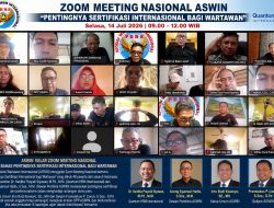 Hadapi Tantangan Dunia Pers, ASWIN Bekali Wartawan dengan Sertifikasi Internasional