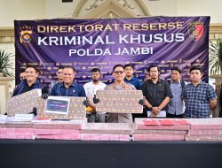 Rekening 6.609 Nasabah Dibobol, Polda Jambi Bekuk Tiga Anggota Sindikat Siber, Kerugian Capai Rp144,82 Miliar
