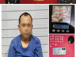 22 (dua puluh dua) paket Sabu dan 1 (satu) tersangka diamankan Satresnarkoba Polres Lahat