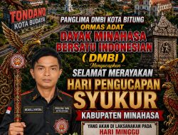 DMBI Bitung Serukan Perayaan Pengucapan Syukur Minahasa Berlangsung Aman dan Tertib