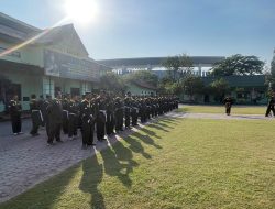 Gencarkan Latihan Pencak Silat Militer Jelang Kenaikan Sabuk, Ratusan Prajurit Kodim 0812/Lamongan Tampil Antusias