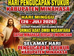 DMBI Nusantara Sampaikan Ucapan Selamat Pengucapan Syukur kepada Masyarakat Minahasa