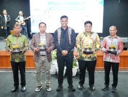 Bupati Tapanuli Utara Menghadiri Acara Pisah Sambut Komandan Kodim 0210 TU Berjalan Khidmat