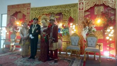 Membangun Rumah Tangga Diridhoi Allah, Marshanda dan Serda Piqri Gelar Akad di Palembang