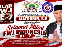 Semangat Milad ke-7 FWJ Indonesia, FORKABI Jakarta Barat Berikan Dukungan dan Doa Terbaik