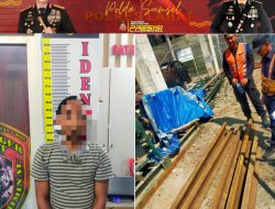 Satreskrim Polres Lahat Ungkap Kasus Pencurian Rel Kereta Api, Satu Terduga Pelaku Diamankan