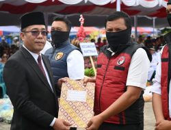 Pemkab Humbahas Beri Penghargaan kepada 12 Personel Satresnarkoba