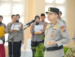 Kapolda DIY, Pimpin Serah Terima Jabatan Pejabat Utama Polda DIY dan Kapolresta Yogyakarta