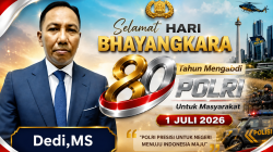 Dedi, MS Kabiro Kabupaten Tangerang Sampaikan Ucapan Selamat Hari Bhayangkara Ke-80