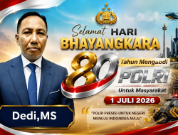 Dedi, MS Kabiro Kabupaten Tangerang Sampaikan Ucapan Selamat Hari Bhayangkara Ke-80