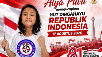 Alya Putri, Siswi Kelas 2B SDN 06 Pagi Kalideres, Rayakan Semangat HUT RI ke-81