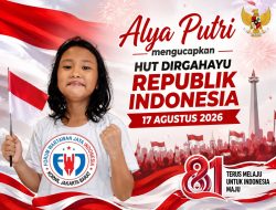 Alya Putri, Siswi Kelas 2B SDN 06 Pagi Kalideres, Rayakan Semangat HUT RI ke-81
