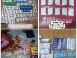 Polsek Kembangan Bongkar Dua Jaringan Narkoba dan Obat Keras, Sita Puluhan Ribu Pil, 1,1 Kg Sabu hingga Vape Etomidate