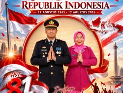 Sambut HUT RI ke-81, Kapolsek Palu Selatan Himbau Warga Kibarkan Bendera Merah Putih Serentak