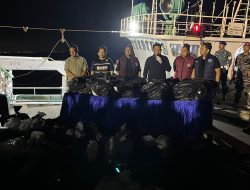 Gila! Narkoba 1,3 Ton Digagalkan Tim Gabungan di Laut Bintan