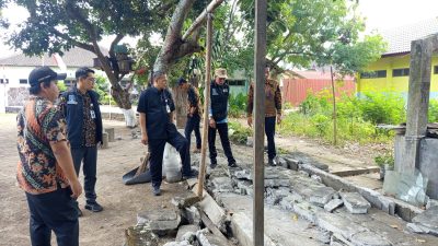 Korban Robohnya Pagar SDN Minomartani 2, Ditinjau Kadis Sosial Sleman