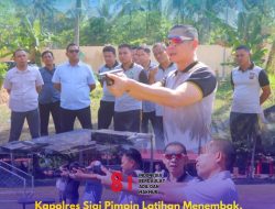 Kapolres Sigi Pimpin Latihan Menembak, Menguatkan Profesionalisme dan Kesiapsiagaan Personel
