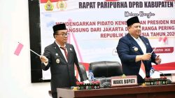 Bupati dan Wabup Samosir Bersama DPRD Dengarkan Pidato Kenegaraan Presiden RI